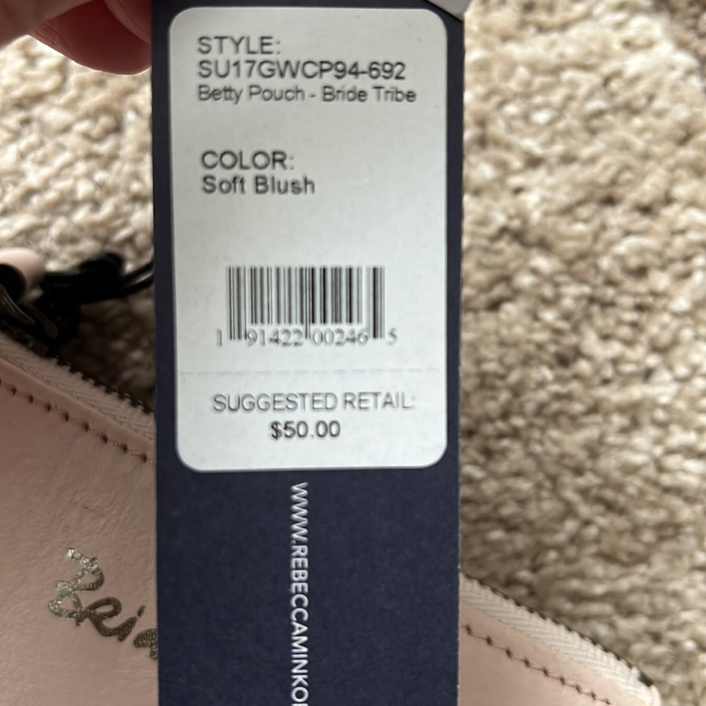 Rebecca Minkoff Betty pouch, BRIDE TRIBE NWT! - Picture 3 of 4